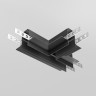 Коннектор Т-образный MAYTONI EXILITY TRA034CT-42,12B встраиваемый под ГКЛ 12,5мм, черный